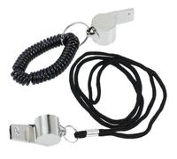 HIAKDOFT 4 piezas Silbatos Metálicos para Árbitros Diseño de Alta Frecuencia Duraderos y Ligeros Perfectos para Fútbol y Actividades al Aire