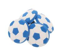 HIAKDOFT 4 Pomos de Silicona para Cajones Infantiles Tiradores de Armario de Dibujos Animados Asas Redondas Antichoque Color Azul y Tamaño Pequeño para Muebles y Habitaciones