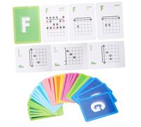 HIAKDOFT 49 piezas Cartel de Diagramas de Acordes de Guitarra para Principiantes Papel Recubierto Resistente y Referencia Didáctica para Estudiantes Prácticas