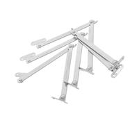 HIAKDOFT 4piezas Bisagra De Barra De Tracción Ajustables Plegables Para Gabinetes Muebles De Hierro Soporte De Elevación Suave Para Cocina Baño Escritorio