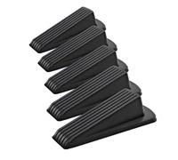 HIAKDOFT 5 Piezas Cuñas de Goma para Puertas Antideslizantes Tope de Puerta Seguro para Protección Infantil Diseño Inclinado para Suelos de Madera Baldosa y Hormigón Evita Cierre