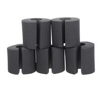 HIAKDOFT 5 Piezas Topes de Puerta de Espuma Reutilizables Gris, Protector de Umbral para Puertas y Muebles, Tapón Antipellizco y Amortiguador Anticolisión para Seguridad Infantil y