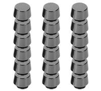 HIAKDOFT 50 Piezas Purse Handbag Feet Rivets Metal Flathead Studs Screw-back For Leather Crafting Repair DIY Purse Hardware Accessories