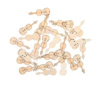 HIAKDOFT 50 piezas Recortes de Violín de Madera para Manualidades DIY de Madera para Pintar Colgantes Creativos para Decoración y Arte Casa y Oficina