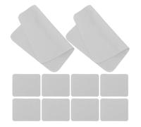 HIAKDOFT 50 Unidades Unidades Paño de Microfibra para Limpieza de Lentes Doble Cara de Tela Sintética Ultra Suave sin Pelusas ni Rayones Paño Multiusos para Gafas y Pantallas Color Gris