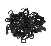 HIAKDOFT 500piezas Ganchos De Exhibición j De Plástico Negro para Calcetines y Gorras Soportes para Exhibición Retail Ganchos Resistentes para Colgar Calcetines y Sombreros