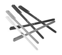 HIAKDOFT 6 Piezas Bolígrafos de Gel Negro para Estudiantes Diseño Ergonómico y Escritura Suave de Bolígrafos para Tomar Notas y Material Escolar Práctico