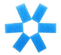 HIAKDOFT 6 Piezas Filtro Esponja Acuario Alta Densidad Biológica para Tanque Pecera Compatible con Filtros Material Filtrante Interno para Estanques