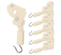 HIAKDOFT 6 Piezas Kit de Repuesto para Mecanismo de Control de Persiana Horizontal Accesorios de Reemplazo de Ganchos para Varita de Cortina Compatible con Diversos y Colores