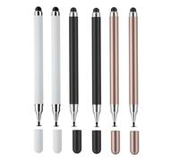 HIAKDOFT 6 Piezas Lápices Capacitivos para Pantallas Táctiles Precisión Ultra Fina y Compatible con Tablets y Móviles Sin Baterías ni Carga Ergónomicos para Artistas y Estudiantes