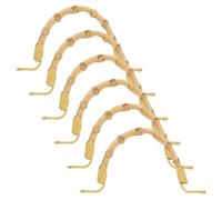 HIAKDOFT 6 Piezas Mango de Repuesto para Tetera de Ratán y Hierro Resistencia a Altas Temperaturas y Diseño Antideslizante para Ceremonias de Té Clásicas