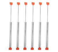 HIAKDOFT 6 Piezas Unidades Amortiguadores de Cierre Suave para Tapa de Cubo de Basura Pistones de Acero Inoxidable Resistentes y Soporte Dual para Bin de Cocina