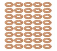 HIAKDOFT 60 Piezas 60 Piezas de Empuñaduras de Corcho Antideslizantes para Púas de Guitarra Acústica, Adhesivas, Tamaño 19 Mm, Agarre Seguro para Manos Sudorosas, Accesorio Adecuado para