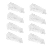 HIAKDOFT 8 Piezas Tope De Puerta De Seguridad Tipo Cuña Sujeta Puertas para Interiores y Exteriores Tapón De Seguridad Hogar Duradero Material De Silicona