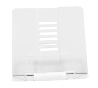 HIAKDOFT Atril Metálico Ajustable para Lectura con Soporte Resistente de Hierro para Estudiantes y Estante Escritorio para Libros y Protección Visual