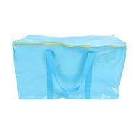 HIAKDOFT Bolsa de Heno para Caballo Grande Resistente Azul Claro, Tejido Pe Duradero, Almacenamiento Portátil para Ganado y Animales, Bolsa Seca para Alimentación y Transporte de Heno