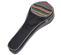 HIAKDOFT Bolsa Mandolina Acolchada Ligera con Bolsillo Exterior y Cremallera Funda Instrumento Estilo Étnico Resistente para Mandolinas y Accesorios Color Surtido