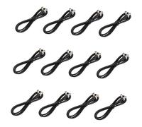 HIAKDOFT Cable De Alimentación Para Pedal De Guitarra Dc 5.5x2.1mm Profesional 12 Piezas Cable De Alimentación Para Pedales De Guitarra Eléctrica 60 Cm