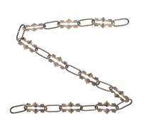 HIAKDOFT Cadena de Araña Decorativa para Lámpara Colgante, Cadena de Iluminación Ajustable de Aleación Resistente, Accesorio Vintage para Colgar Lámparas y Cuadros, Uso en Hogar y Comercio