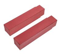 HIAKDOFT Caja de Almacenamiento para Pergaminos y Fotos 2 Piezas Tamaño 275X44 CM Color Rojo Material Papel Resistente Diseño Cuadrado Ligero Adecuado para Organizar Obras de Arte y