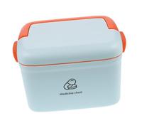 HIAKDOFT Caja Medicina Portátil Grande Organizador Medicinas para Hogar y Viaje Botiquín Sellado con Tapa Resistente y Ligera Almacenamiento Clasificado para Familia