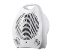 HIAKDOFT Calefactor Eléctrico Mini Blanco con Ventilador Calefactor Hogar Silencioso Portátil Ajustables para Oficina y Baño