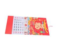 HIAKDOFT Calendario Colgante Lunar con Multinacionales Decoración para y Oficina Calendario Diario Desprendible para Año del Caballo