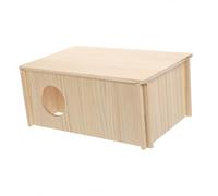 HIAKDOFT Casa para Hámster con Escondite Delicado Refugio Seguro y Duradero para Mascotas Pequeñas Diseño con Techo Escalonado para Exploración para Jerbos y Conejillos de Indias