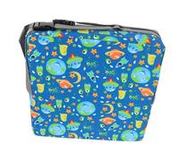 HIAKDOFT Cojín Elevador para Silla Infantil y Grueso con Diseño Azul Asiento Acolchado Antideslizante para Tronas y Comedores de Niña