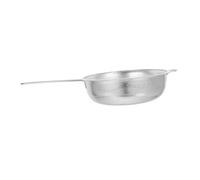 HIAKDOFT Colador de Cocina Inoxidable con Mango Cesta Escurridor para Filtro de Malla Fina para Lavado y Drenaje Rápido para Arroz y Pasta