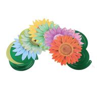 HIAKDOFT Colgantes de Remolino en Espiral para Fiestas Decoración Colgante 30 Piezas 16 Flores de Papel 14 Brillos Accesorios de Fiesta para Cumpleaños y Eventos Decorativo y Colorido