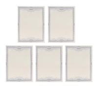 HIAKDOFT Conjunto Papel Núcleo Interior para Certificados Compatible con Impresoras de Inyección de Tinta Formato Horizontal y Vertical Color Beige Elegante