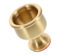 HIAKDOFT Copa de Ofrendas Budista de Latón Dorado Cáliz Ritual Compacto y Elegante para Utensilio Sagrado para y Ceremonias Religiosas