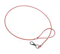 HIAKDOFT Correa de Metal para Perros Resistente Mordeduras Reutilizable y Duradera Cuerda de Tracción para Cachorros Segura y Ligera para Mascotas Pequeñas