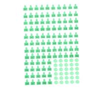 HIAKDOFT Crotales para Animales 100 Piezas Etiquetas para de Ganado con Número Duraderos Resistente al Frío para Cerdos Vacas y Ovejas Gestión de Información