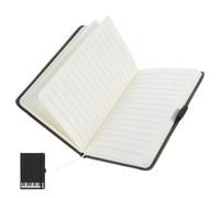 HIAKDOFT Cuaderno Musical con Tapa de PU Negra Papel Suave para Notas Diario y Bocetos Libreta Temática para Estudiantes y Amantes Música