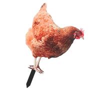HIAKDOFT Decorativa de de Gallina Acrílica Lifelike y Resistente para Decoración de Patios y un Toque Festivo al Exterior