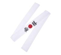 HIAKDOFT Diadema Japonesa Reutilizable para Karate Transpirable y Decoración Creativa para Disfraces Color Blanco
