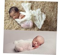 HIAKDOFT Envoltura de Fotos de bebé envolturas bebés de Bebe Accesorios de fotografía recién Nacido Muselina Propiedades de Fotos de niña recién Nacidas