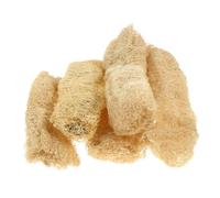 HIAKDOFT Esponjas Exfoliantes de Lufa Natural 5 Piezas 13-22 Cm Esponja Vegetal Multiusos para Baño y Juguetes para Mascotas Pequeños Limpieza Corporal y Cuidado Dental