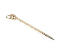 HIAKDOFT Estaca De Amarre De Ganado Metálica Resistente, Estaca para Perros y Animales, Acero De 30 Cm, Anclaje para Exteriores, Jardín, Camping y Uso Agrícola