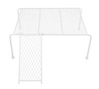 HIAKDOFT Estante para Gallineros y Jaulas con Plataforma para Pollos Grande, Rejilla de Malla de Hierro de Color Claro, Escalera para Ejercicio y Alimentación en Granja y Cuidado de Aves