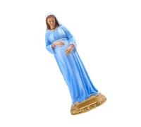 HIAKDOFT Estatua Virgen María Resina Decorativa Embarazada Figuras Religiosas para Escritorio Hogar Oficina Colección Católica