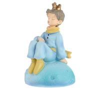 HIAKDOFT Figura de Resina Mini Principito Adorno para Escritorio Decoración de Personajes Modelo Resina para Hogar Cumpleaños y Decoración de Pasteles