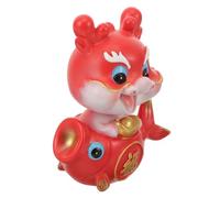 HIAKDOFT Figurita de Dragón de Resina para Decoración de Escritorio y Coche Miniatura de Mascota Auspiciosa Diseño Resistente y Detallado para Hogar y Oficina Accesorio Único de Año