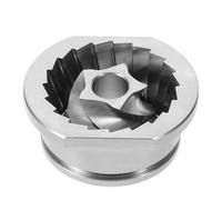 HIAKDOFT Fresa Cónica de Repuesto para Molinillo de Café Espresso Acero Inoxidable 48 MM Accesorio Compatible Máquinas Automáticas Jura Juego de Fresas Cónicas para Molienda Precisa en