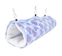 HIAKDOFT Hámster Cama Colgante de Peluche Túnel Cálido para Pequeñas Mascotas Cama Acogedora y Resistente para Hámster Ardilla Hurón y Chinchilla Fácil de Instalar