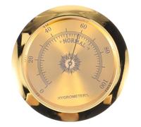 HIAKDOFT Higrómetro Para Estuche De Guitarra Acústica, Medidor Pequeño De Humedad Metálico Portátil, Monitor De Humedad Para Cuidado De Instrumentos Musicales De Cuerda De Madera