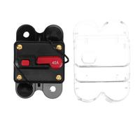 HIAKDOFT Interruptor Automático Disyuntor 40A para Estéreo de Coche 12v-36v Portafusibles de Línea Reinicio Manual Protección contra Sobrecorriente para Automóvil Barco y Remolque