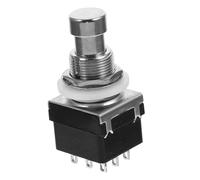 HIAKDOFT Interruptor de Pedal de Guitarra Pines para Efectos True Bypass Accesorio Musical Compacto y Resistente Compatible con Amplificadores y Bajos Reemplazo Duradero para Pedal de